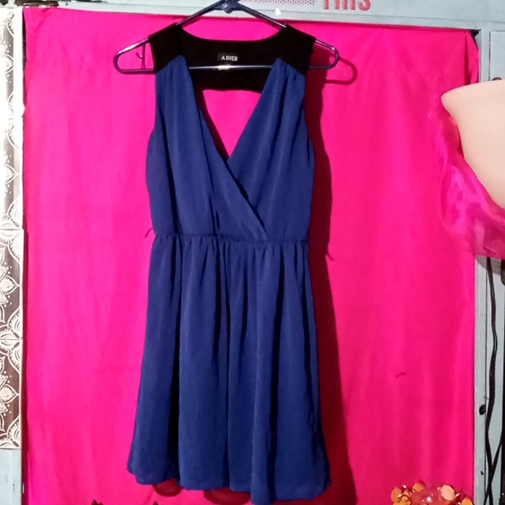 A. BYER dress, blue, Size M